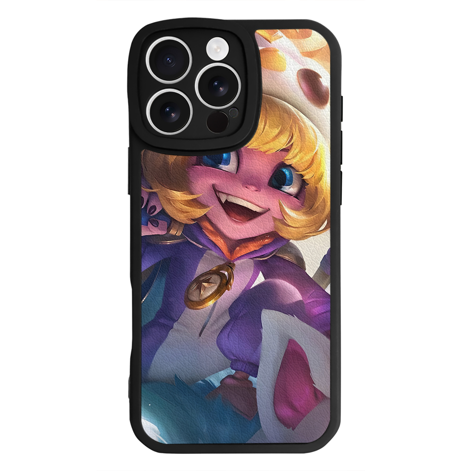 リーグ・オブ・レジェンド League of Legends LOL 【iPhone 16シリーズ対応】シリコンスマホケース（レザー調） 材質：シリコン